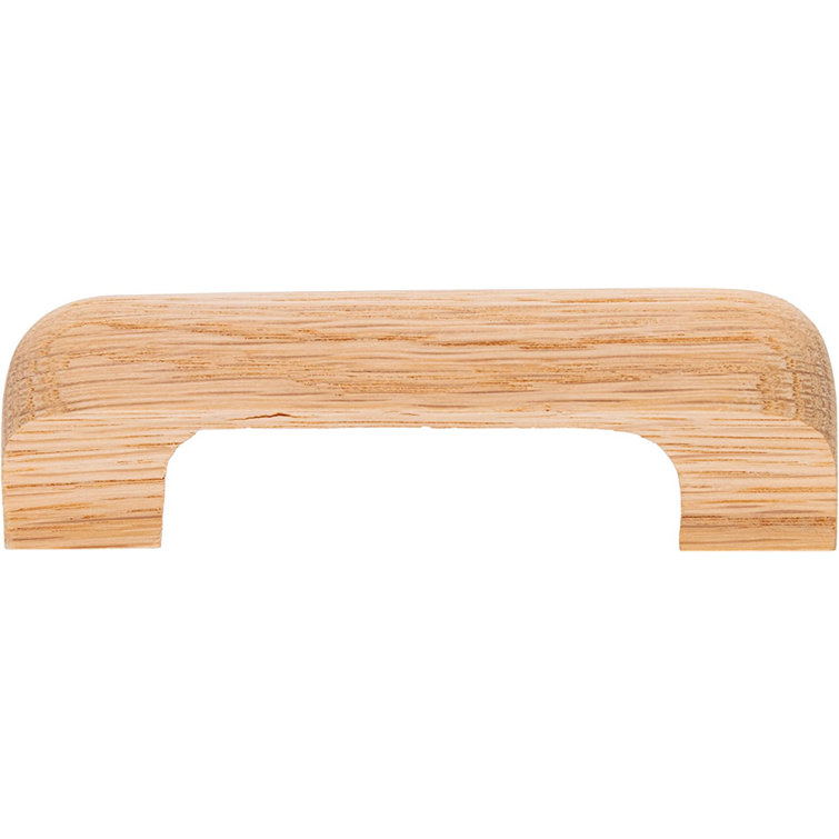 UNIQANTIQ HARDWARE SUPPLY Unfinished Oak Drawer Pull ( Centers 33/4